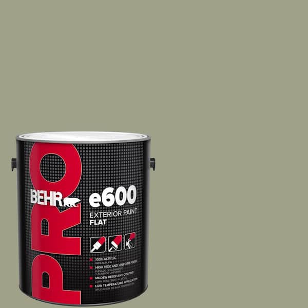 BEHR PRO 1 gal. #BXC-82 Potting Moss Flat Exterior Paint