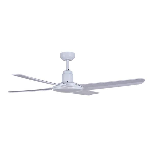 Lucci Air Nautilus 52 in. White Ceiling Fan with Remote Control