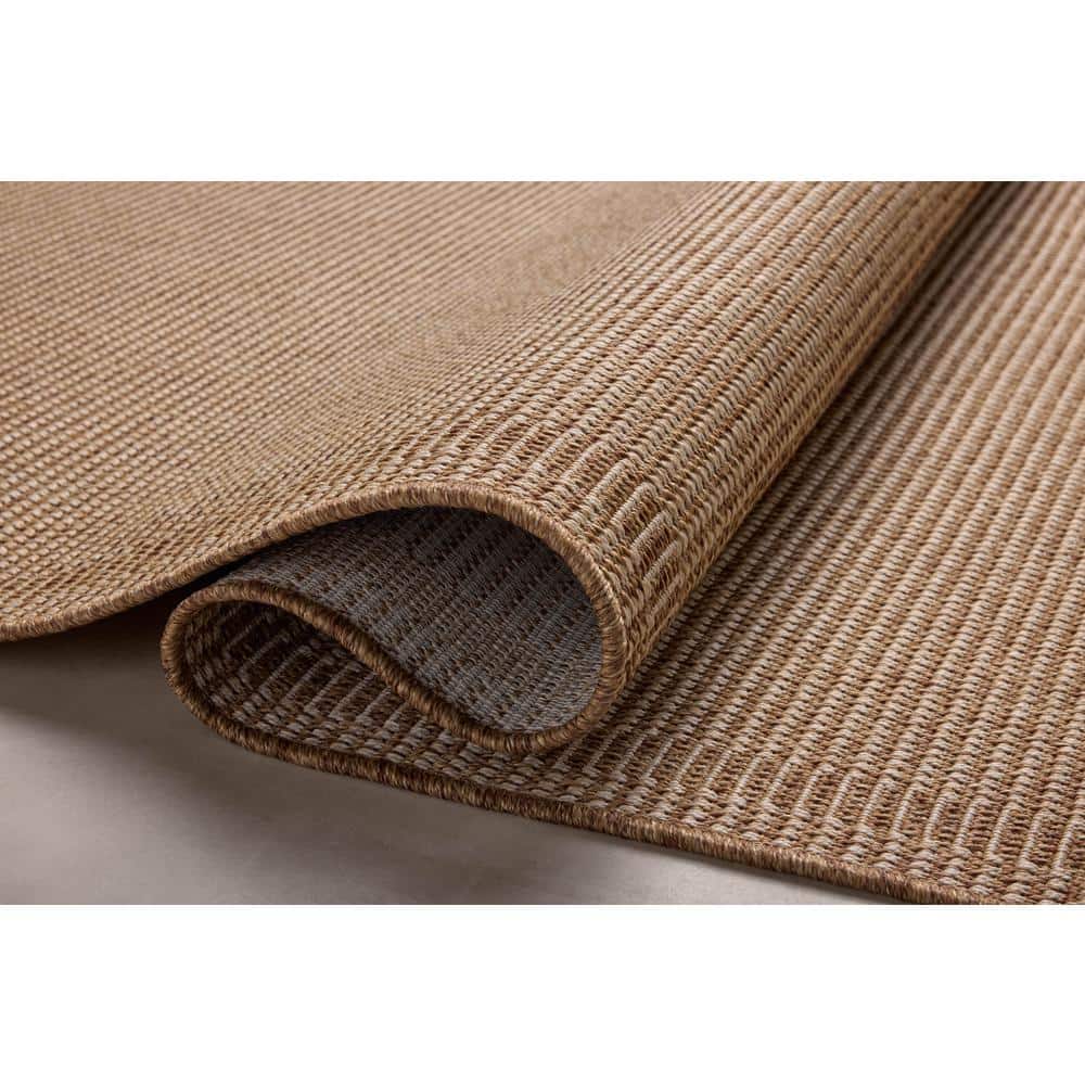 Natural Oatmeal Geometric Synthetic 7'-6" x 10' Area Rug