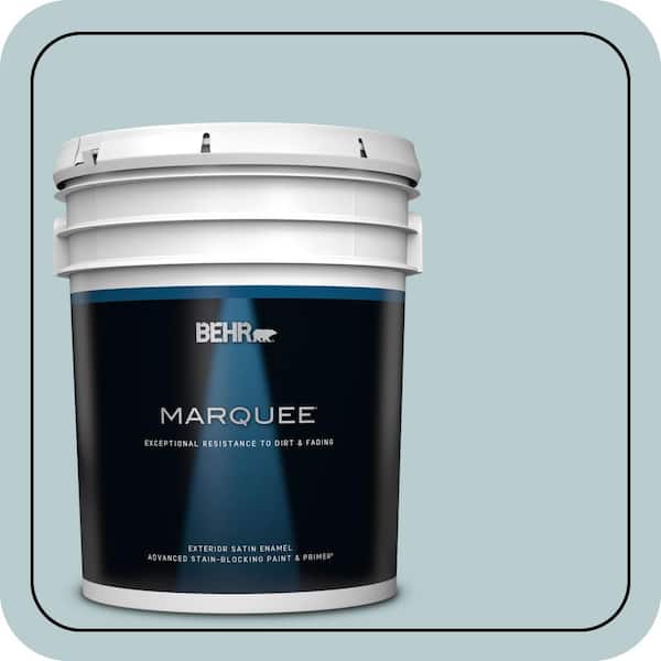 BEHR MARQUEE 5 gal. #MQ3-54 Dayflower Satin Enamel Exterior Paint & Primer
