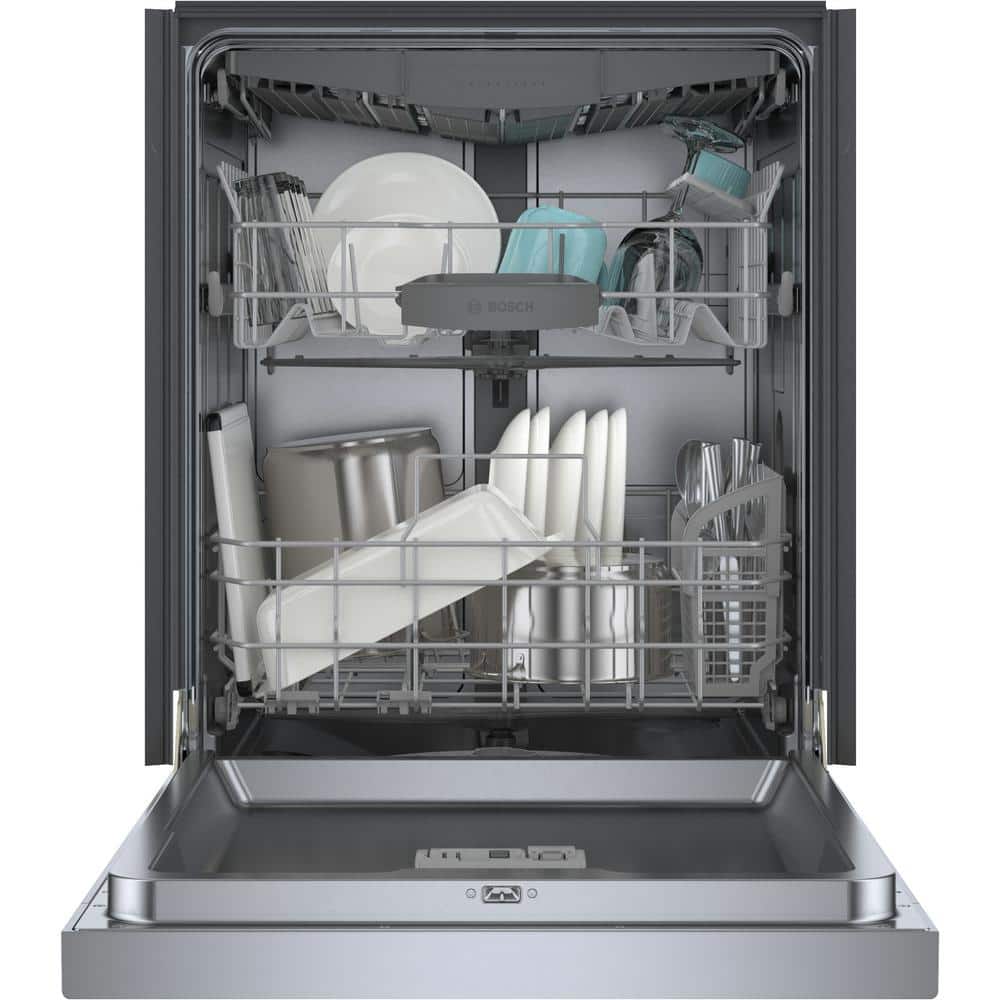 24" Stainless Steel Built-In Dishwasher with Front Control and 3rd Rack