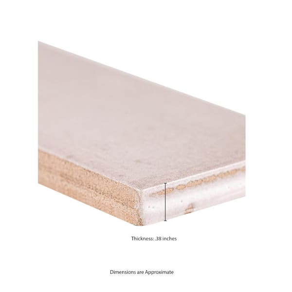 MSI Camden Blush Glossy Blush Ceramic Subway Tile 2 in. x 10 in