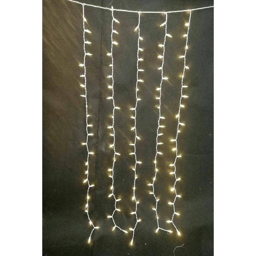 Home Accents Holiday 7 ft. 300Light LED Warm White MultiFunction
