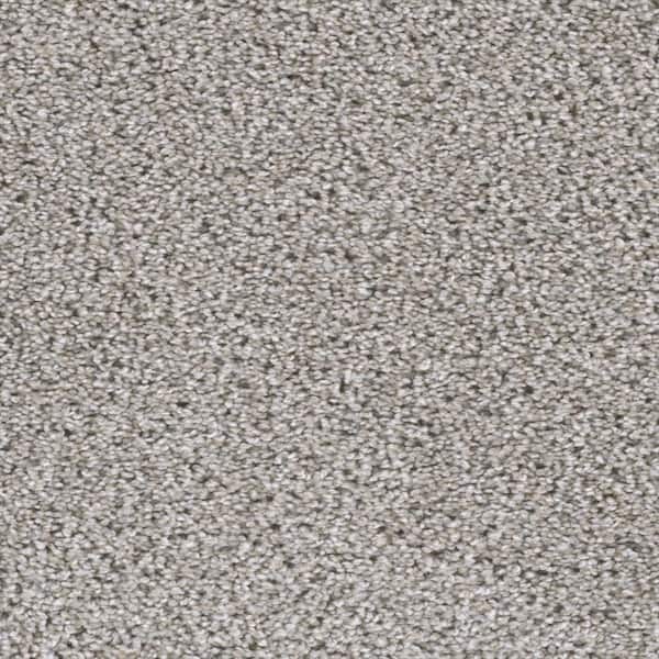 Home Decorators Collection Fall Skies I  - Brisk Breeze - Gray 48 oz. SD Polyester Texture Installed Carpet