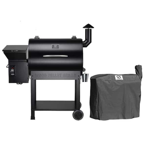 Z GRILLS 694 sq. in. Pellet Grill and Smoker in Black