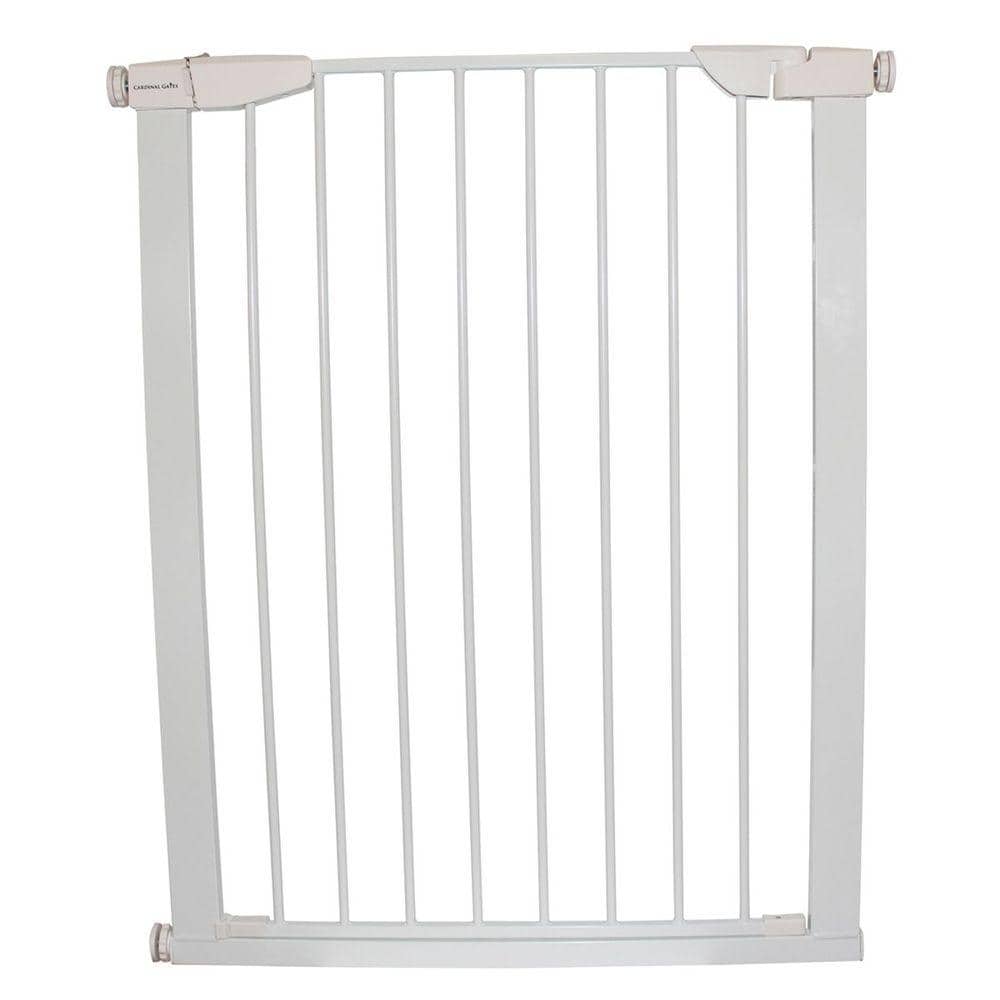 Cardinal Gates 36 in. H x 29.5 in. to 32.5 in. W x 1 in. D White Extra Tall Premium Pressure Gate XTPPG-W-P - The Home Depot