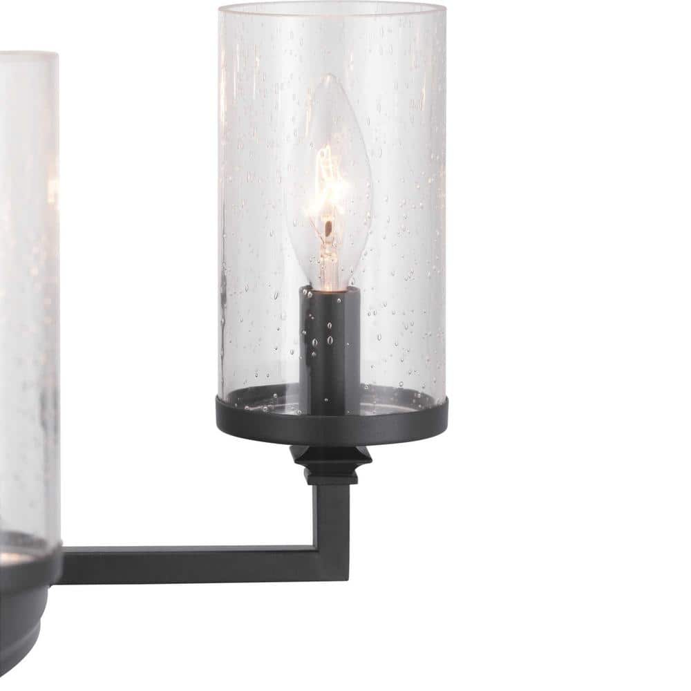 Gresham Graphite Steel 15-Light Taper Candle Chandelier