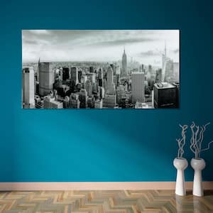 "My New York" Frameless Free Floating Tempered Art Glass by EAD Art Coop Wall Art