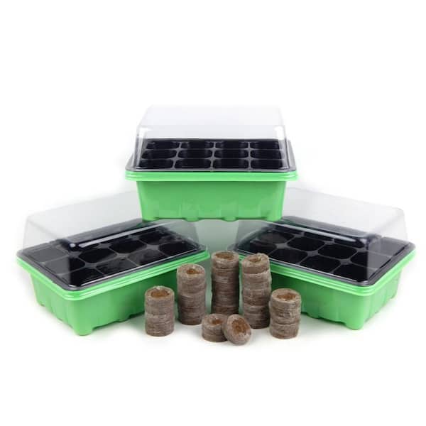 Germination Tray and Dome With Peat Pellets