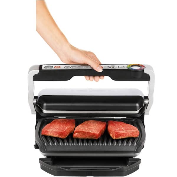 T-Fal OptiGrill 8356s1 Meat Grill Automatic Sensor Indoor Stainless Steel  Grill