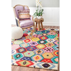 Giuseppina Tribal Bohemian Multi 6 ft. x 9 ft. Area Rug