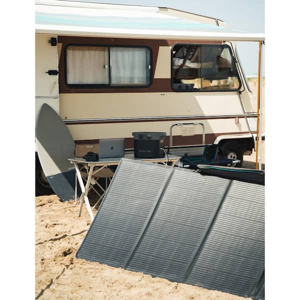 EcoFlow 1800W Output/2700W Peak Solar Generator DELTA 2 Push-Button Start Battery  Generator with 220W Solar Panel, LFP Battery DELTA2-220W - The Home Depot