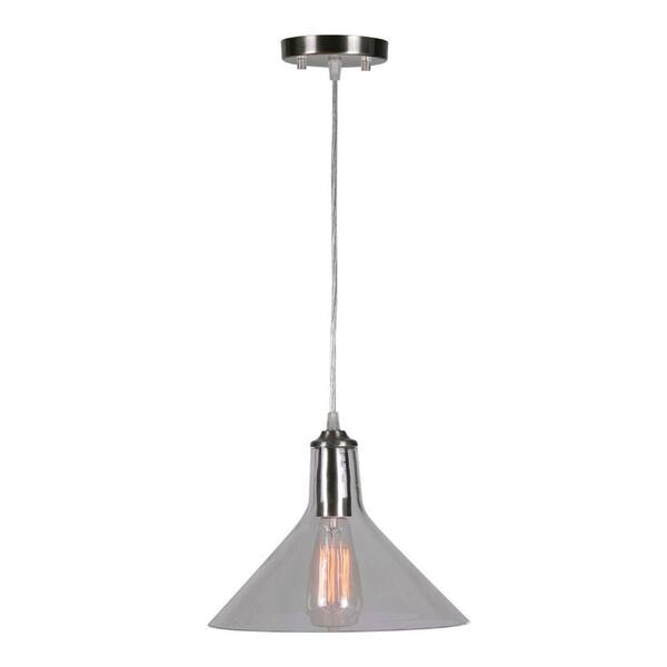 Filament Design Luna 1-Light Satin Nickel Pendant