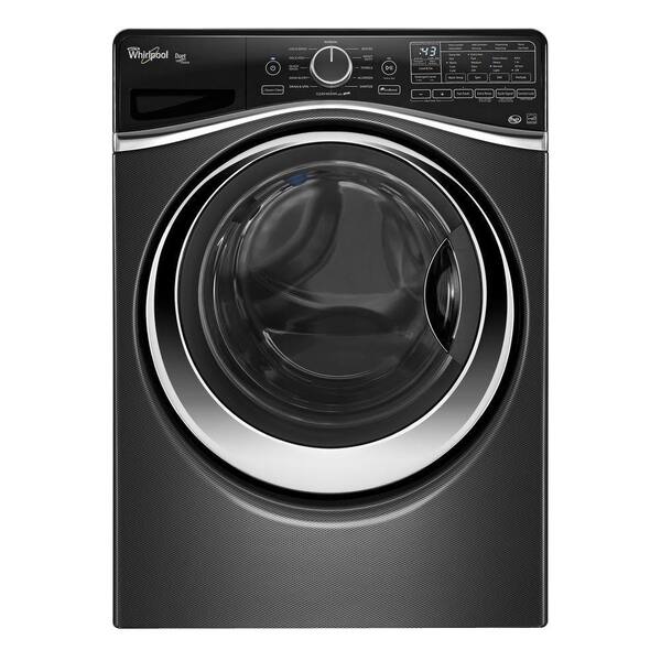 Whirlpool Duet 4.5 cu. ft. High-Efficiency Front Load Washer with Steam in Black Diamond, ENERGY STAR