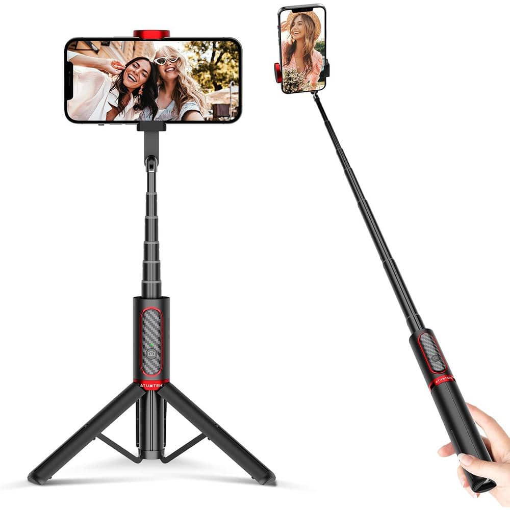 3in1 Selfie Stick Tripod Aluminum with Bluetooth, Wireless Remote and Tripo