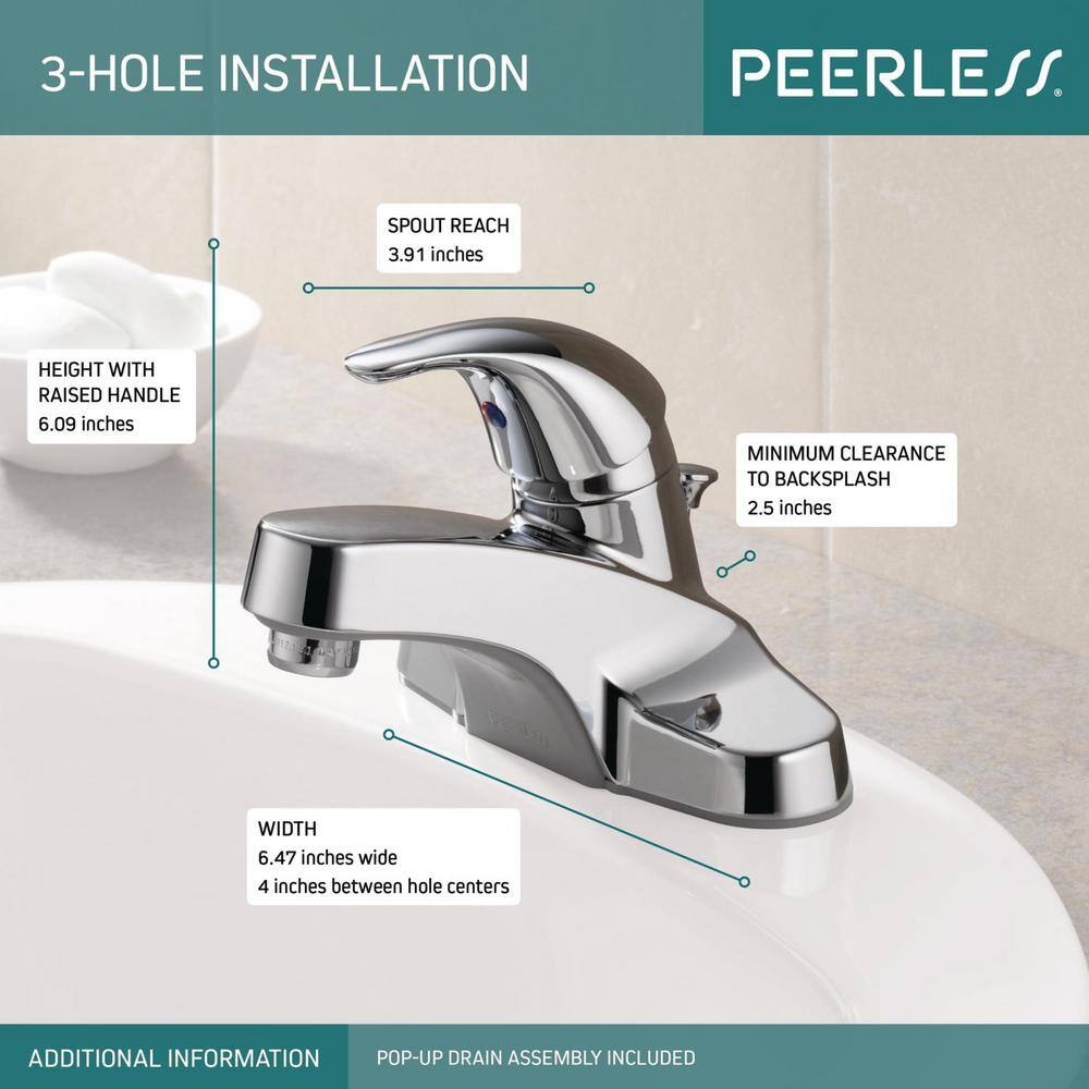 Elegant Core Single-Handle Chrome Bathroom Faucet with ADA Compliance