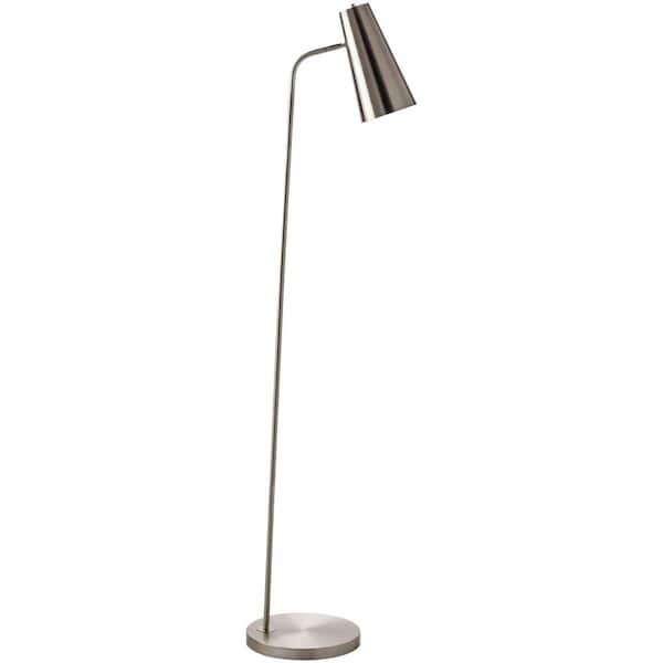 Livabliss Tanner 66 in. 1-Light Silver Metal Specialty Standard Floor Lamp