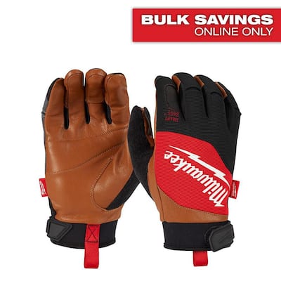 Medium Goatskin Leather Performance Work Gloves