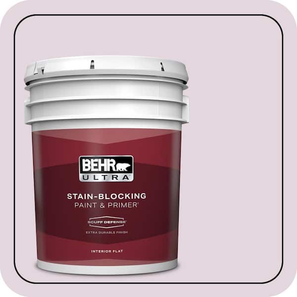 BEHR ULTRA 5 gal. #S110-1 Secret Scent Extra Durable Flat Interior Paint & Primer
