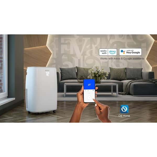 Olimpia Splendid Smart WiFi 14,000 BTU Dolceclima Portable Air Conditioner White