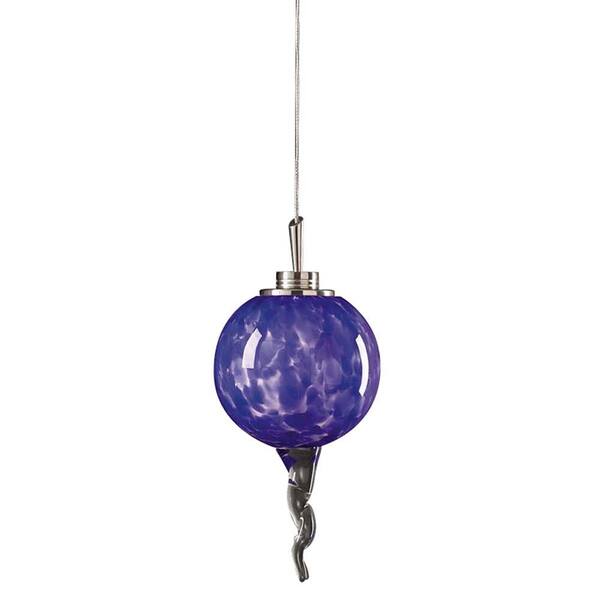 Illumine Contemporary Beauty 1-Light Satin Nickel Halogen Mini Pendant