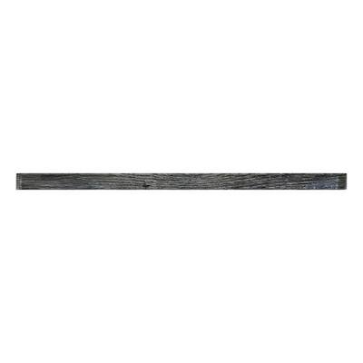 Montana 0.6 in. x 12 in. Spruce Blue Glass Glossy Pencil Liner Tile Trim (0.5 sq. ft./case) (10-pack)