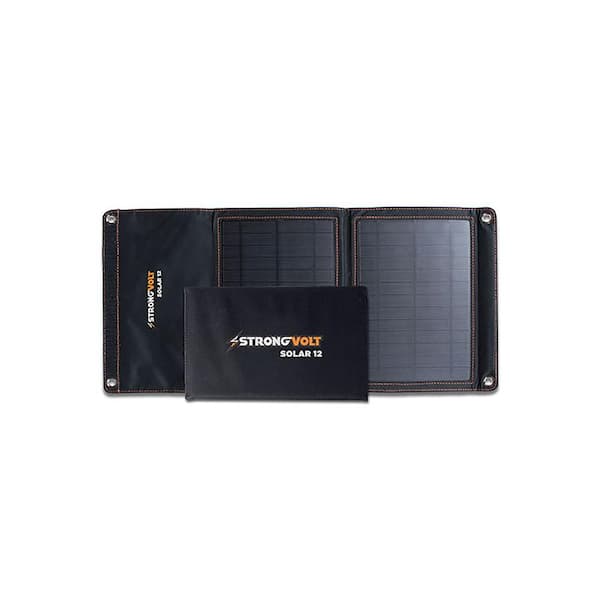 StrongVolt 12-Watt Folding Solar Charger with SunTrack Technology