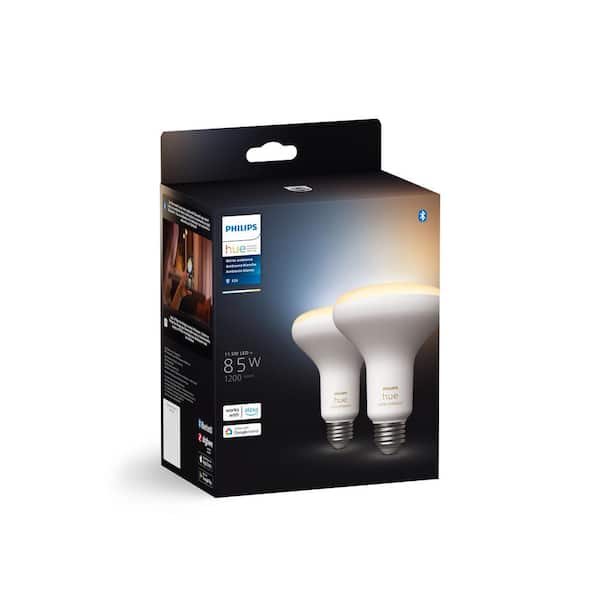 Philips Hue 85-Watt Equivalent BR30 Smart LED Tunable White Light