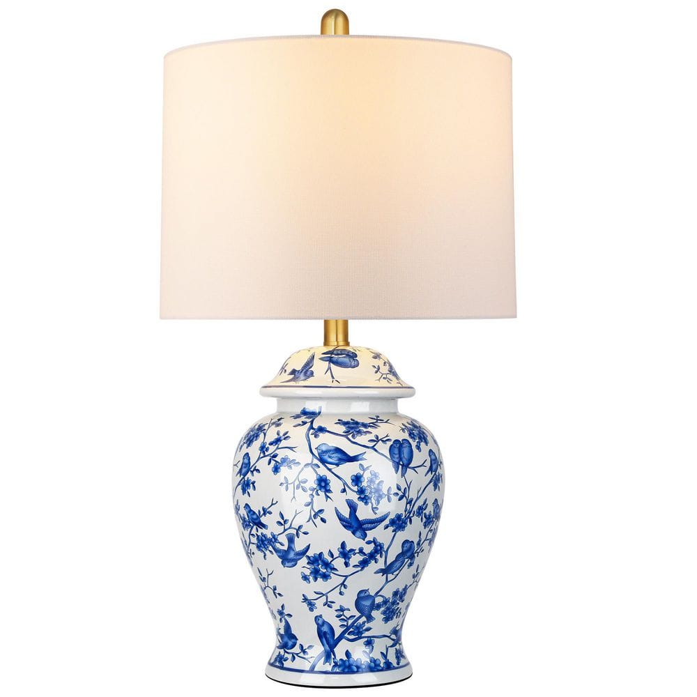Rottogoon 23.6'' Blue Ceramic Table L...
