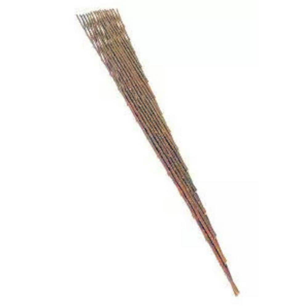 59'' Brown Willow Expandable Fan Trellis