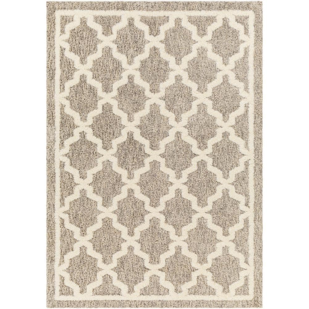 Florida Medium Gray 7 ft. x 9 ft. Trellis Indoor Area Rug price history on PriceWatchPro