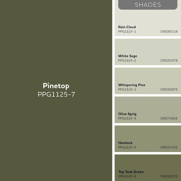 Glidden Premium 1 qt. PPG1125-7 Pinetop Semi-Gloss Exterior Latex