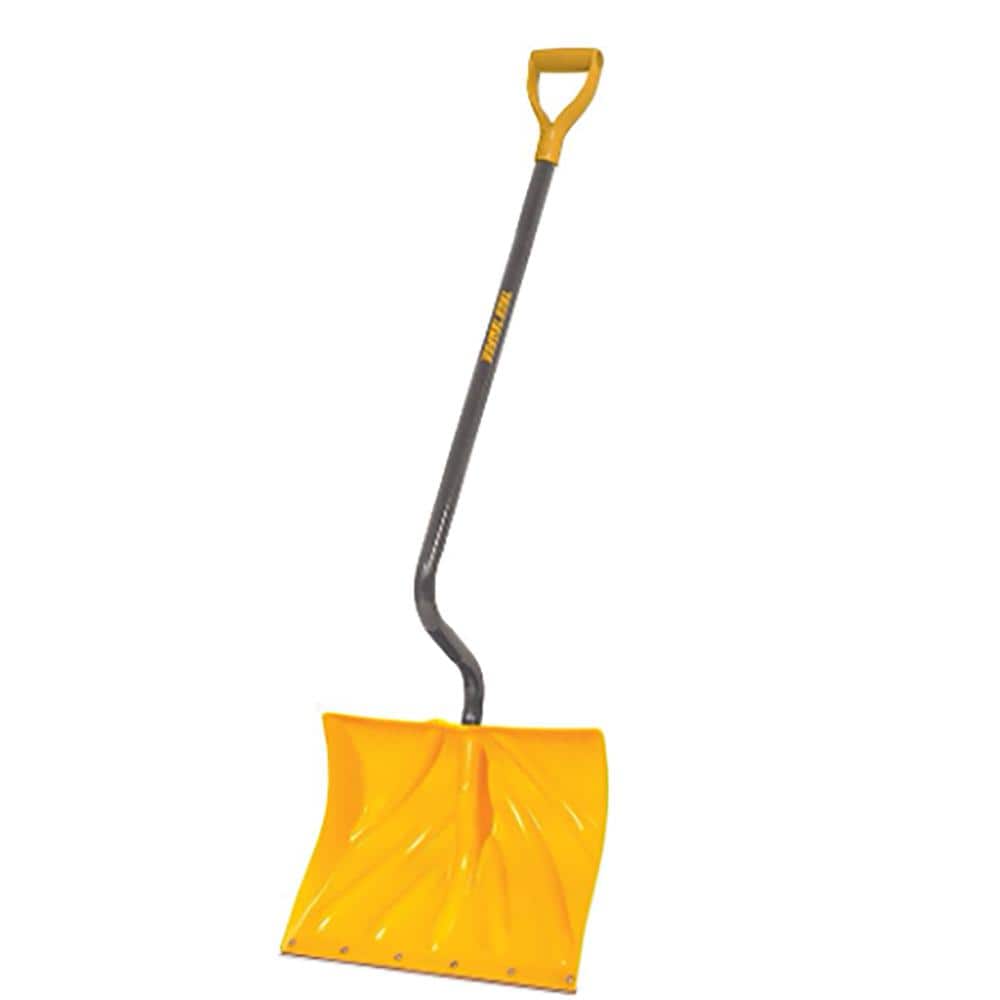 UPC 049206160309 product image for 40.80 in. Steel Handle Plastic Combo Pusher and Snow Shovel | upcitemdb.com
