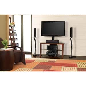 Dark Cherry and Black Entertainment Center