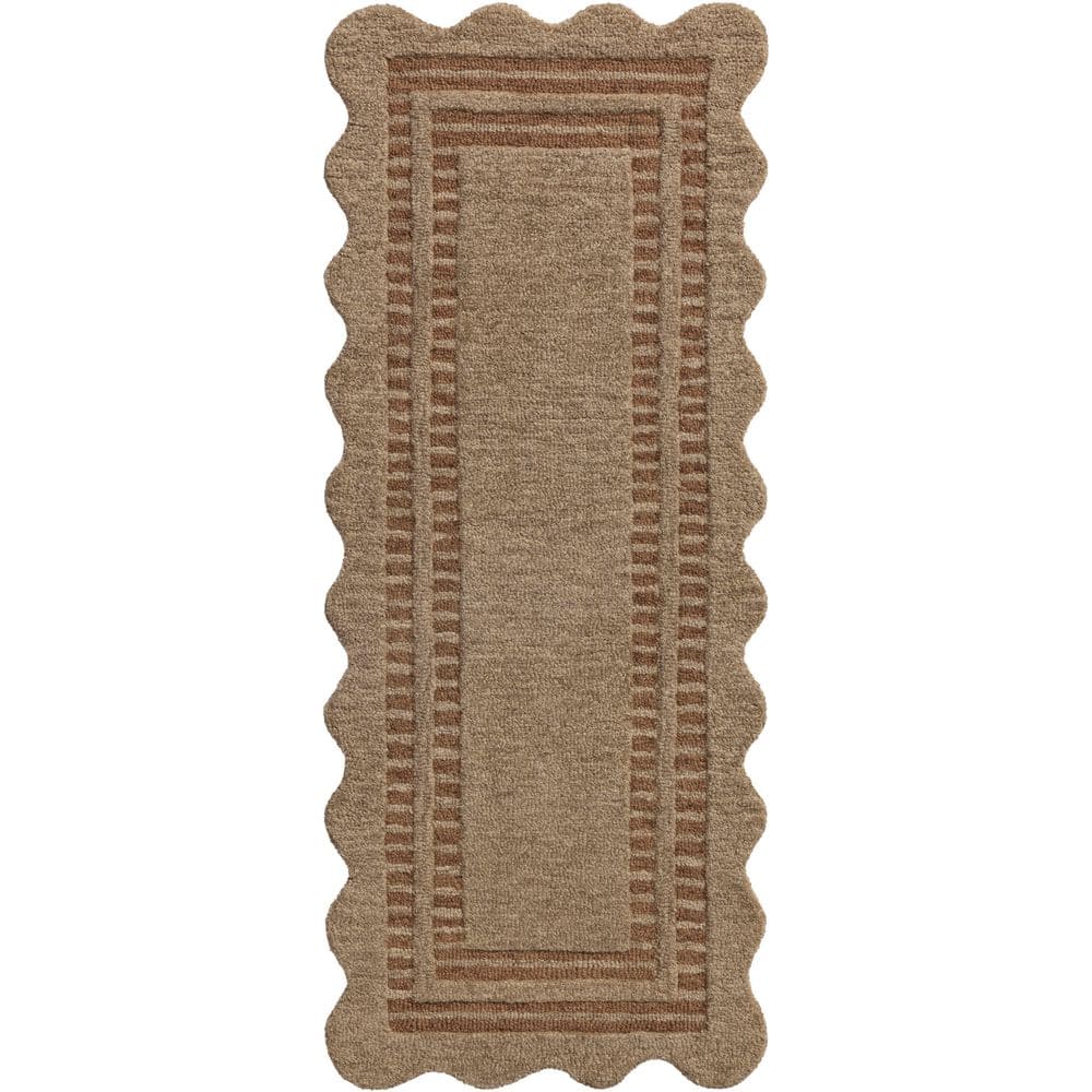 Chris Love Julia Scottie Mocha/Clay 2 ft. 6 in. x 9 ft. 9 in. Transitional Runner Rug price history on PriceWatchPro