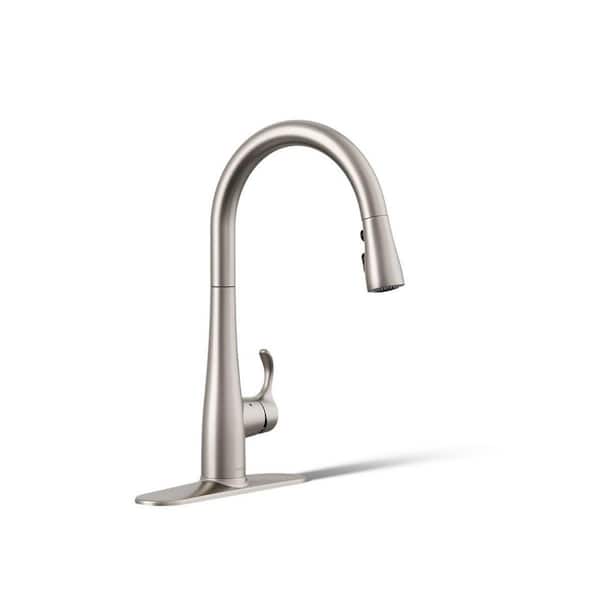 Simplice Touchless Single-Handle Pull-Down Sprayer Kitchen Faucet in Vibrant Stainless