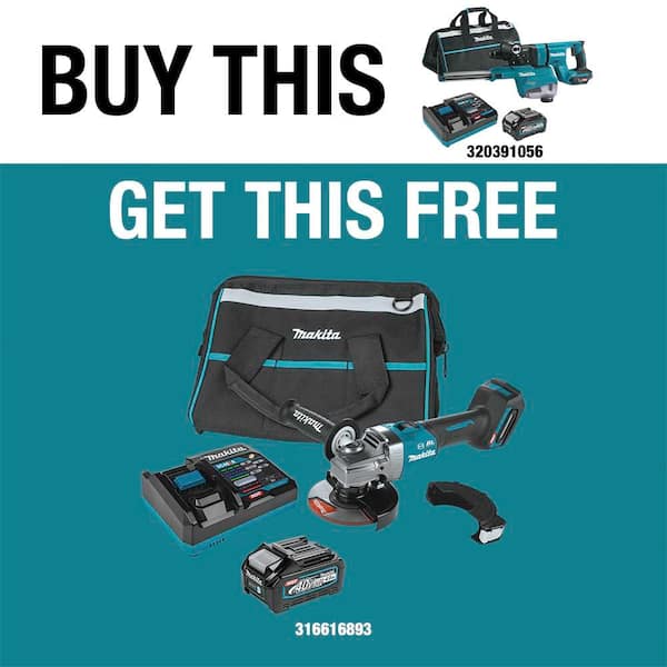 40V max XGT Brushless Cordless 1-1/8 in. Rotary Hammer (D-Handle) Kit w/Dust Extractor, AFT, AWS Capable (4.0Ah)