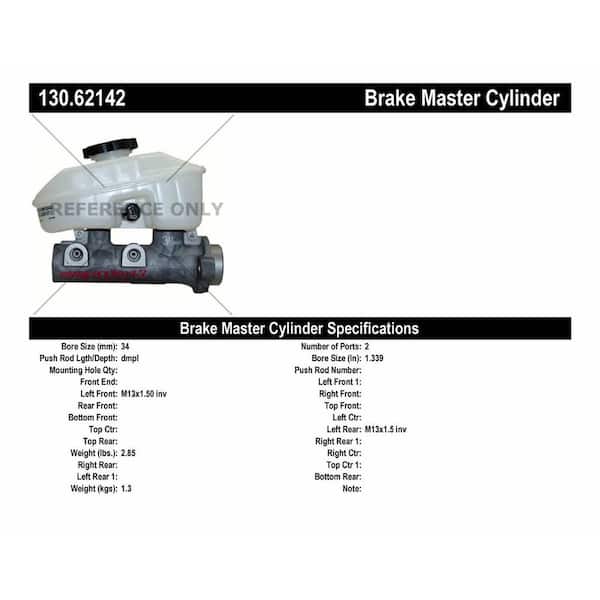Centric Parts Brake Master Cylinder 2006-2011 Cadillac DTS