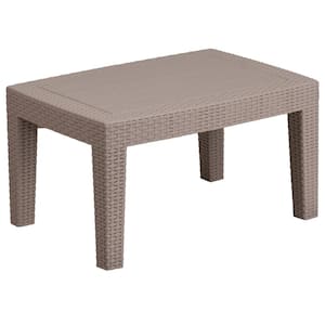 Rectangle Wicker Outdoor Dining Table