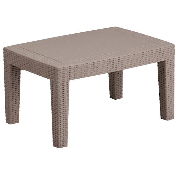 Carnegy Avenue Rectangle Wicker Outdoor Dining Table