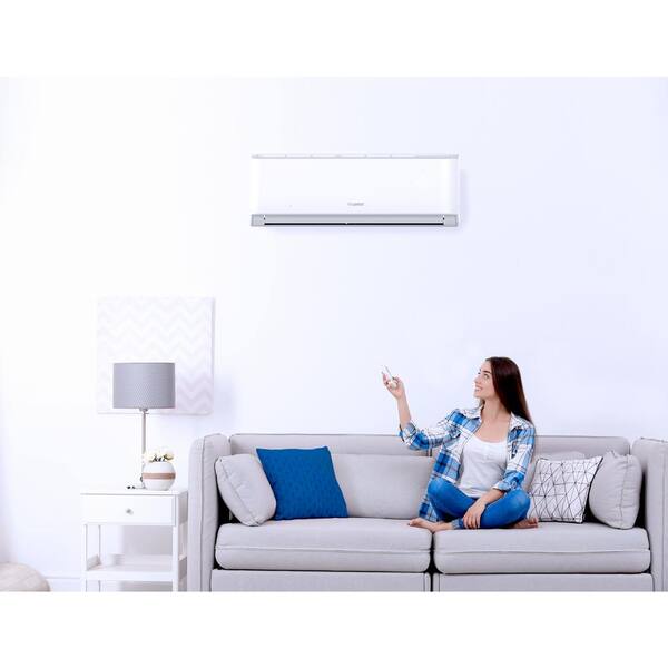 GREE LIVO 18,000 BTU 1.5 Ton 16 SEER Smart Home Wi-Fi Ductless Mini Split  Air Conditioner with Heat Pump - 230/208V LIVV18HP230V1AK - The Home Depot