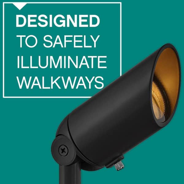 HINKLEY - Hinkley Landscape Lighting MR16 LED 50w Spot Light, Satin Black