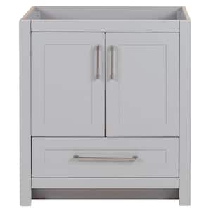 Craye 30 in. W x 22 in. D x 34 in. H Bath Vanity Cabinet without Top in Pearl Gray
