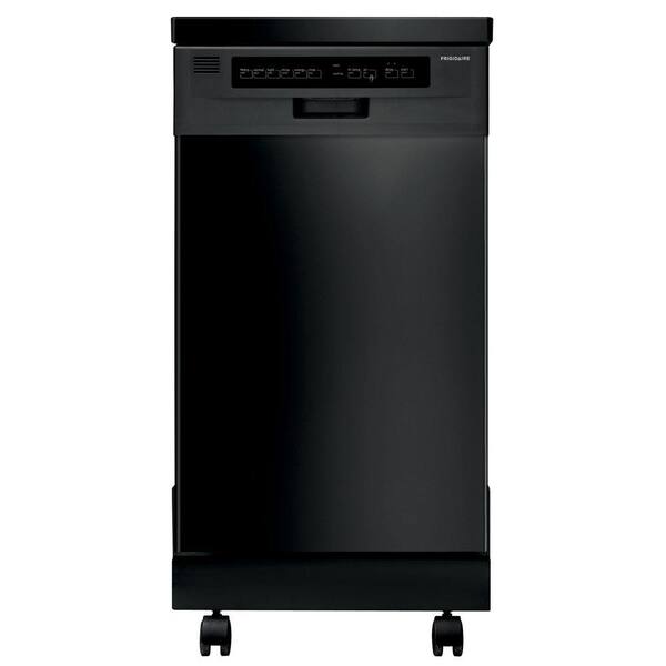 Frigidaire 18 in. Portable Dishwasher in Black with Stainless Steel Tub, ENERGY STAR, 59 dBA