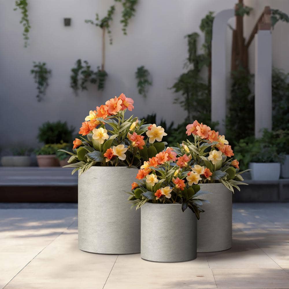 Sapcrete 10 in., 13 in., 16in. Dia Light Gray Extra Large