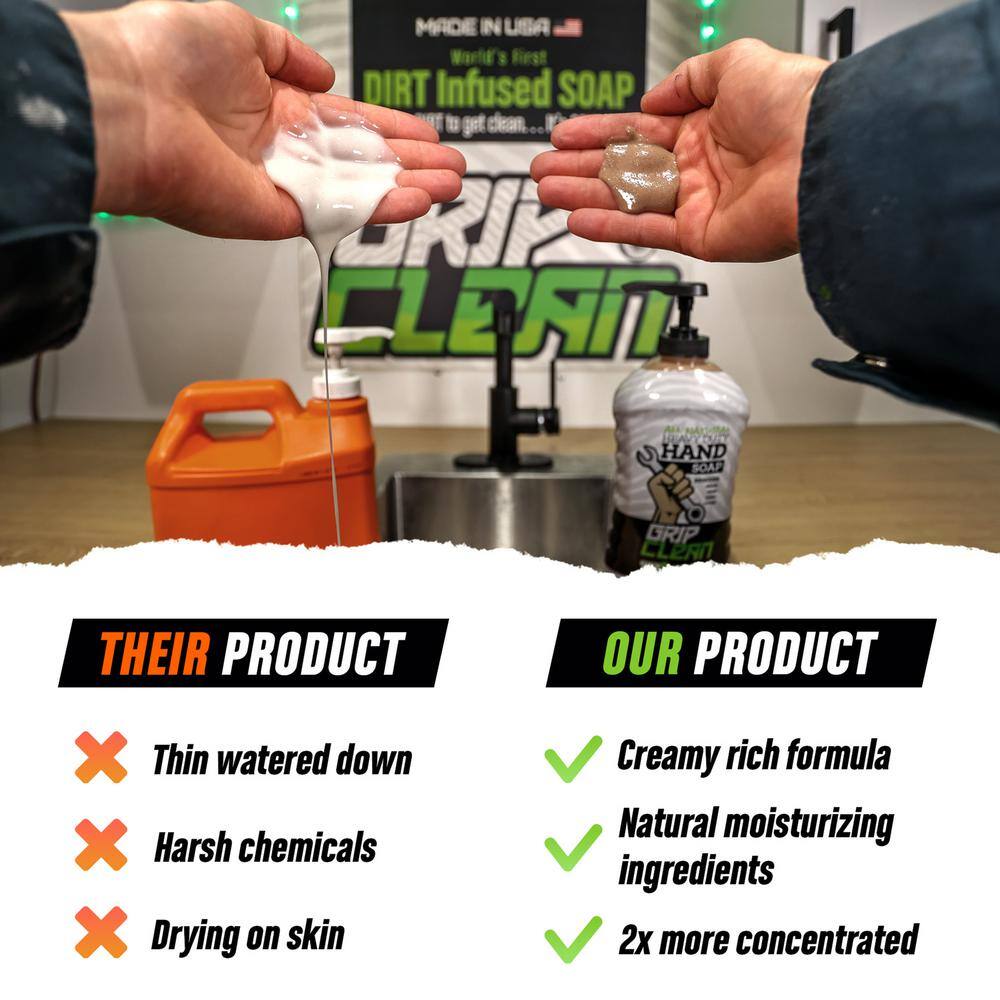 Heavy Duty Wall-Mounted Soap Dispenser Kit with Pumice Soap
