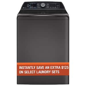 Profile 5.4 cu. ft. High-Efficiency Smart Top Load Washer in Diamond Gray with Built-in Alexa Voice Assistant