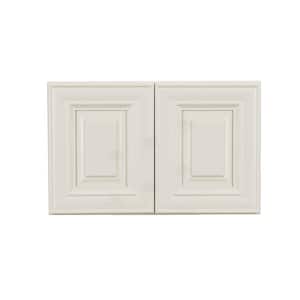 Princeton Assembled 24 in. x 12 in. x 12 in. 2-Door Wall Cabinet no Shelf in Off-White