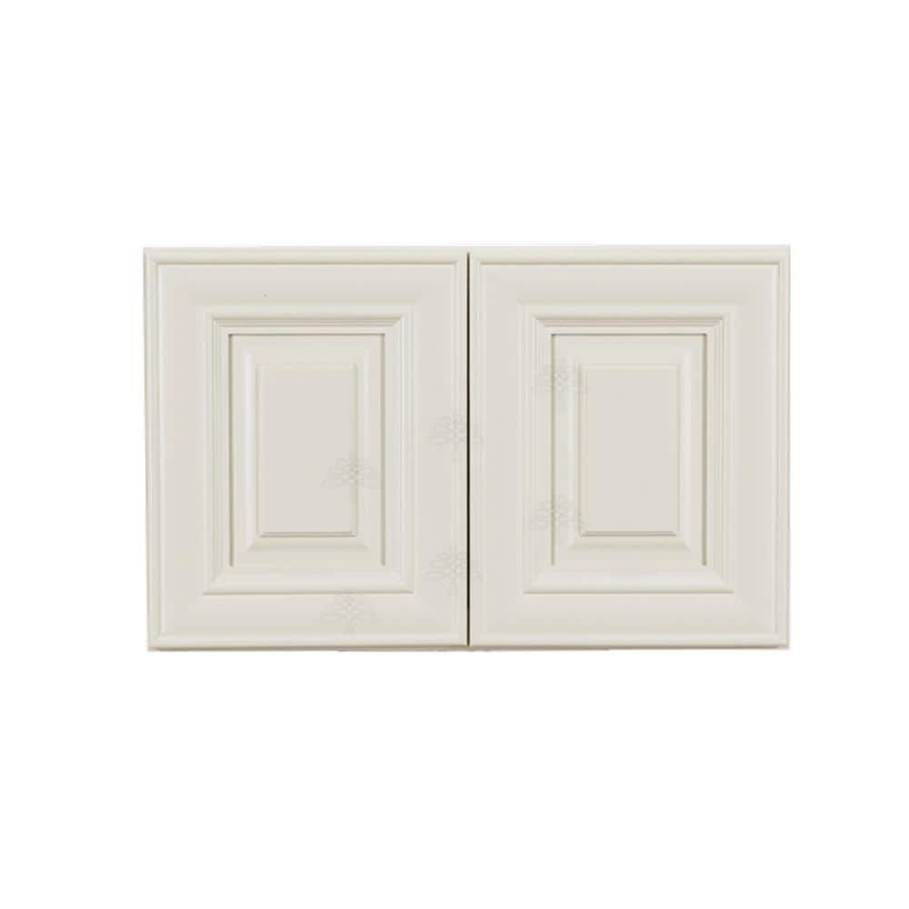 Princeton Assembled 24 in. x 15 in. x 12 in. 2-Door Wall Cabinet no Shelf in Off-White price history on PriceWatchPro
