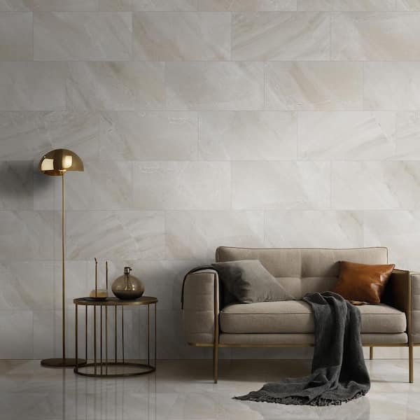 MSI Adella Gris Satin 12 in. x 24 in. Matte Porcelain Wall Tile (560 sq. ft./Pallet)